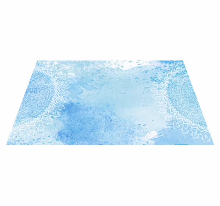 Mandala sıçrama mandala pvc halı - TenStickers