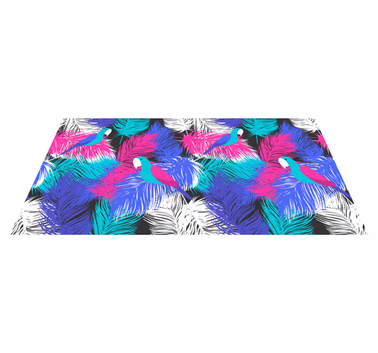 Tropikal toucan Hayvan pvc halı - TenStickers