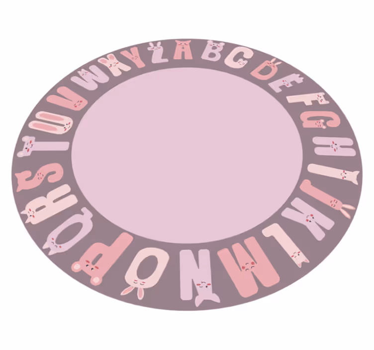 Mermi vinil alfabe kilim - TenStickers