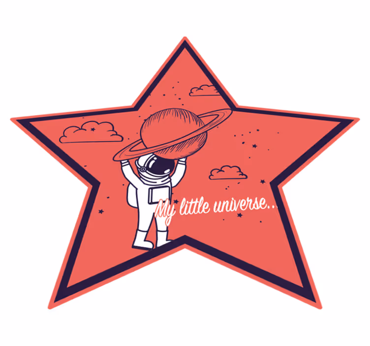 Benim küçük evren çocuklarım vinil kilim - TenStickers