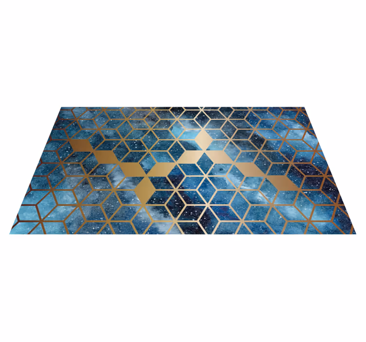 Galaksi modern geometrik kilimler - TenStickers