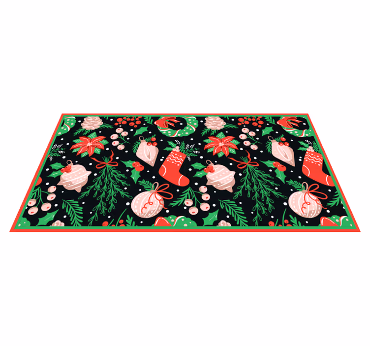 Noel teması noel vinil kilim - TenStickers
