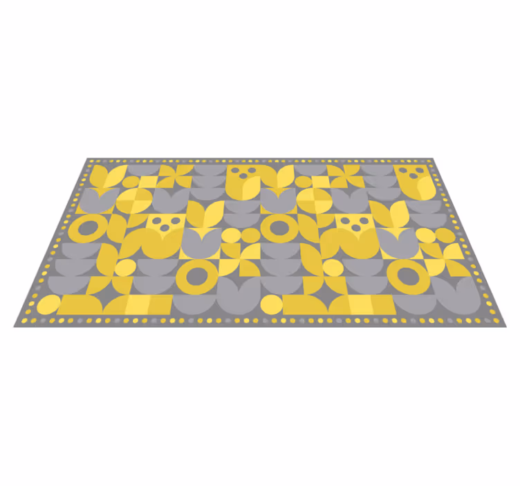 Soyut pantones 2021 geometrik halı - TenStickers