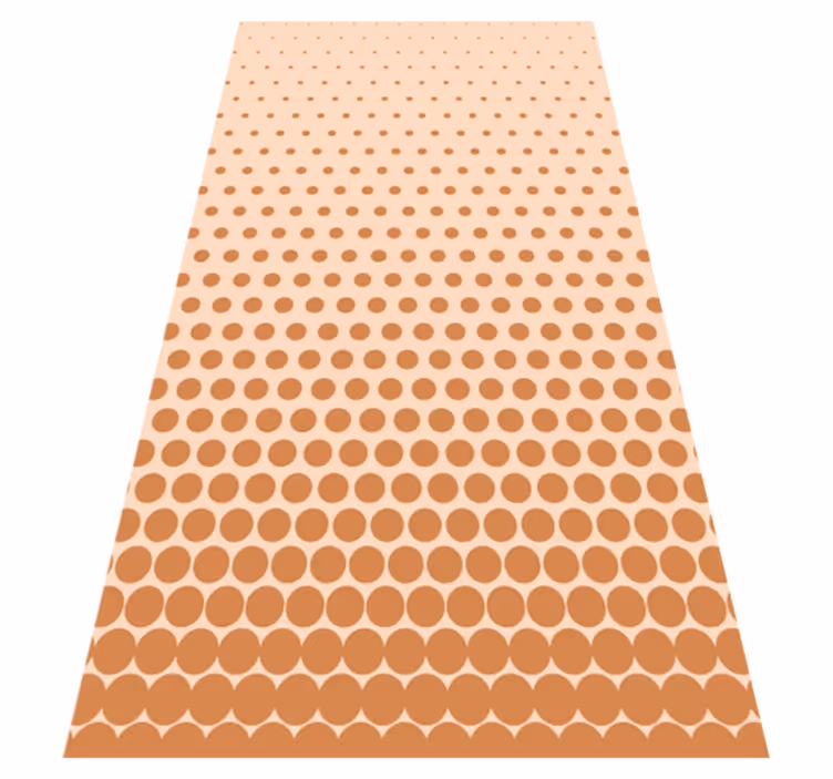 Düşen renkli puantiyeli geometrik halılar - TenStickers