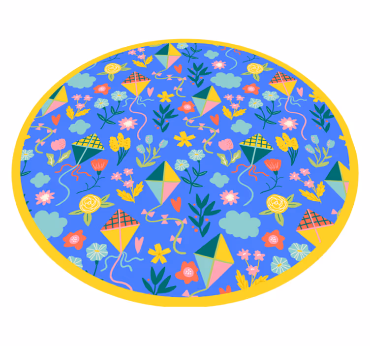 Uçurtma desen bebek oyun matı - TenStickers