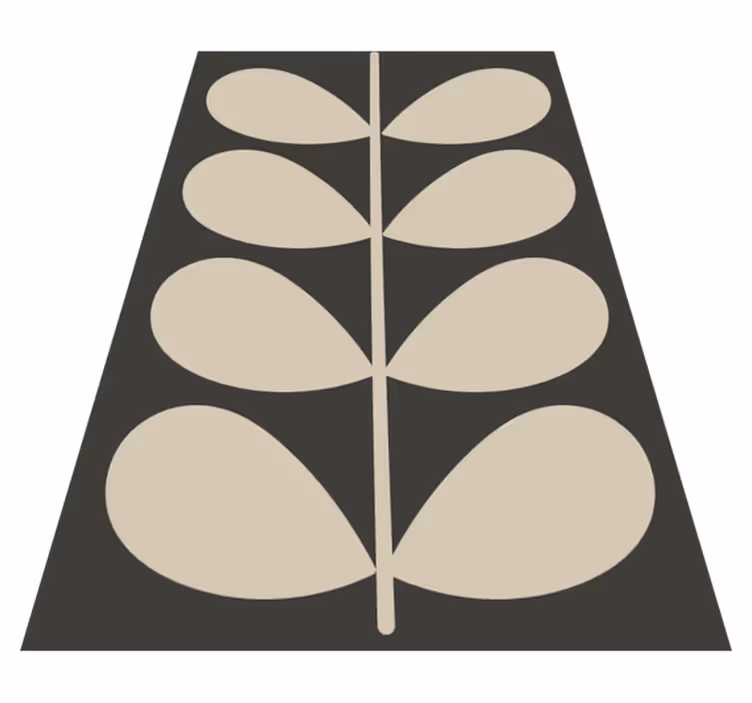 Koyu orla kiely modern vinil halı - TenStickers