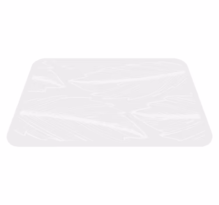 Tüy izi deseni doğa pvc halı - TenStickers
