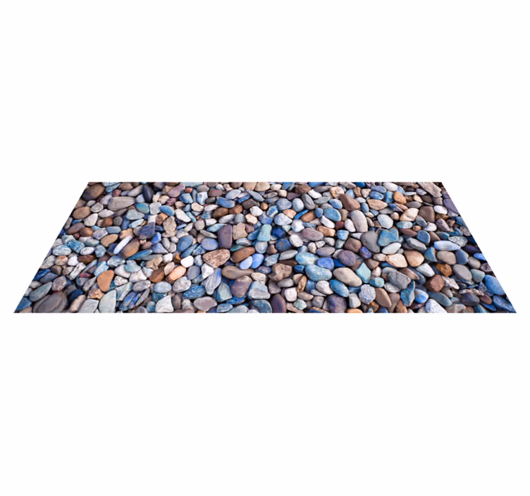 Renkli çakıl taşları mutfak vinil kilim - TenStickers