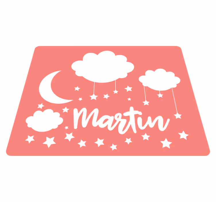 Adı tatlı gökyüzü pvc halı - TenStickers