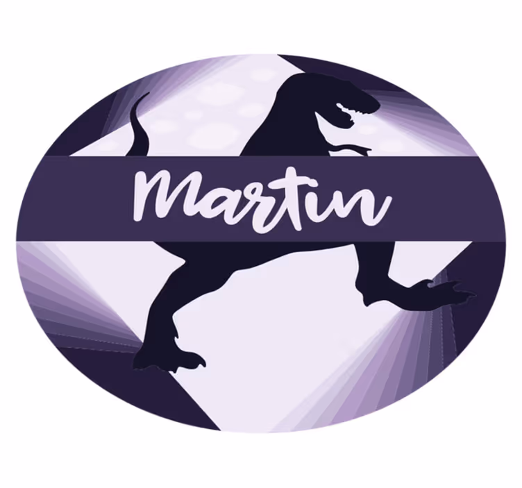 Velociraptor adlı pvc halı - TenStickers