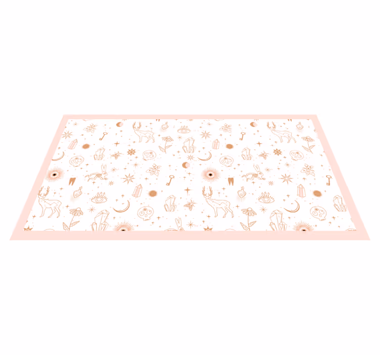 Göksel minimalist tasarım bebek pvc halı - TenStickers