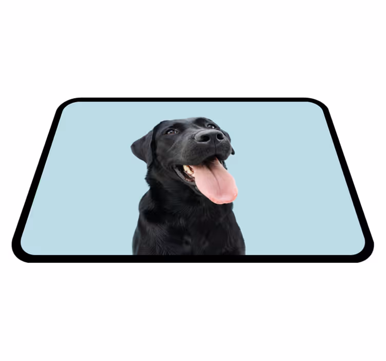 Gülümseyen köpek sevimli hayvan halı - TenStickers