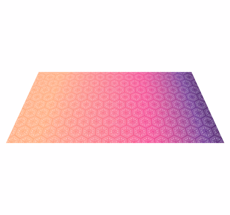 Pembe ombre fayans karo halı - TenStickers