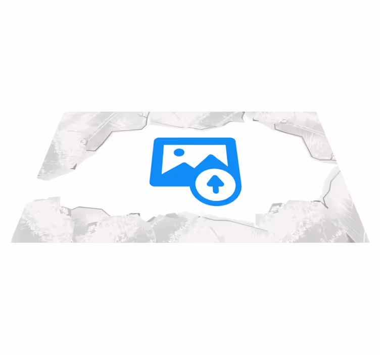 Göksel ay sahnesi oturma odası pvc halı - TenStickers