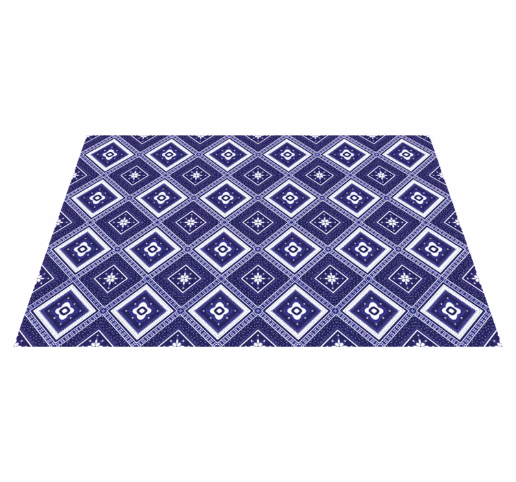 Modern fayans mozaik geometrik kilimler - TenStickers