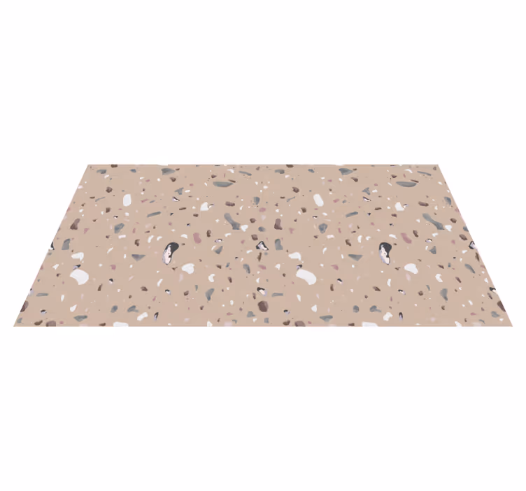 Terrazzo etkisi doku pvc halı - TenStickers