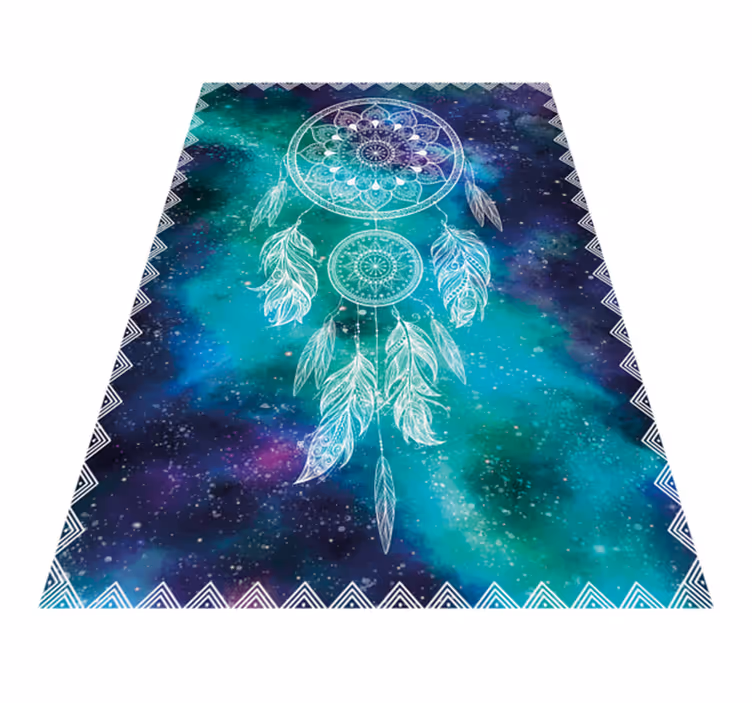 Rüya yakalayıcı deseni mandala pvc halı - TenStickers
