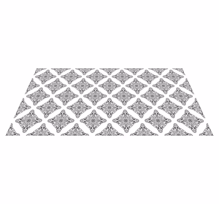 Sofistike elmas motifi mozaic pvc halı - TenStickers