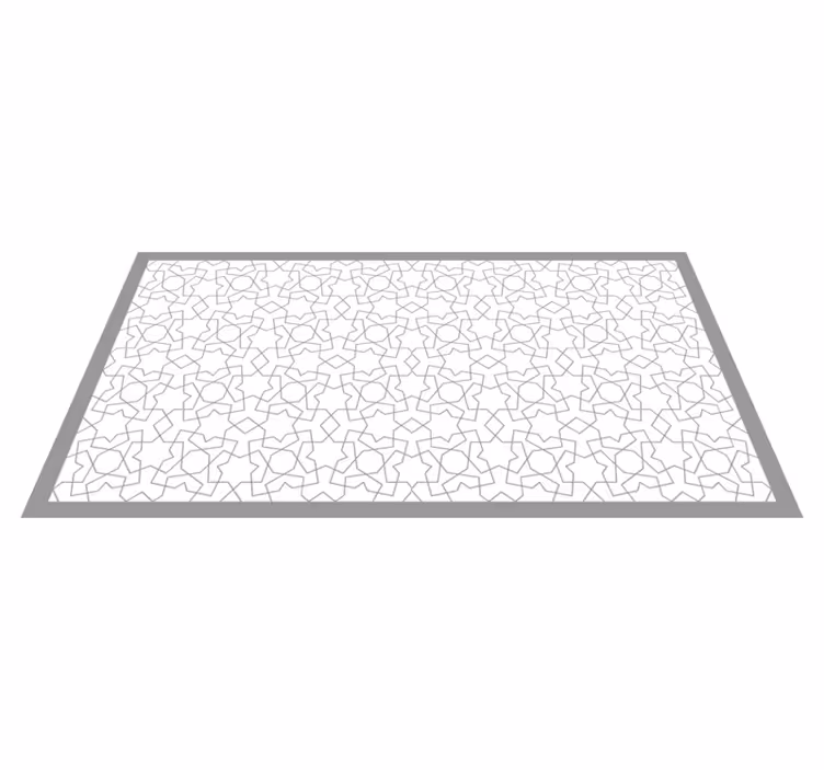 Mozaic pvc halı - sofistike geometrik motifler - TenStickers