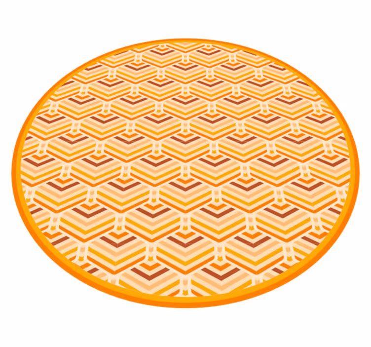 70'lerin pop gökkuşağı vintage kilim - TenStickers