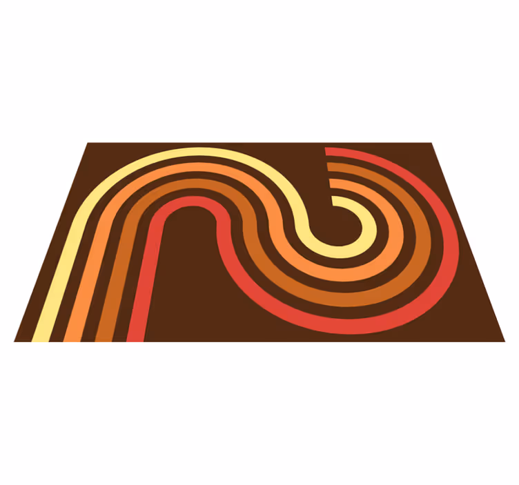 70'lerin pop vintage dikdörtgenler vintage kilim - TenStickers