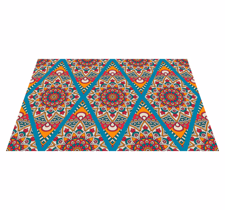 Süs renkli vintage desen eski halı - TenStickers