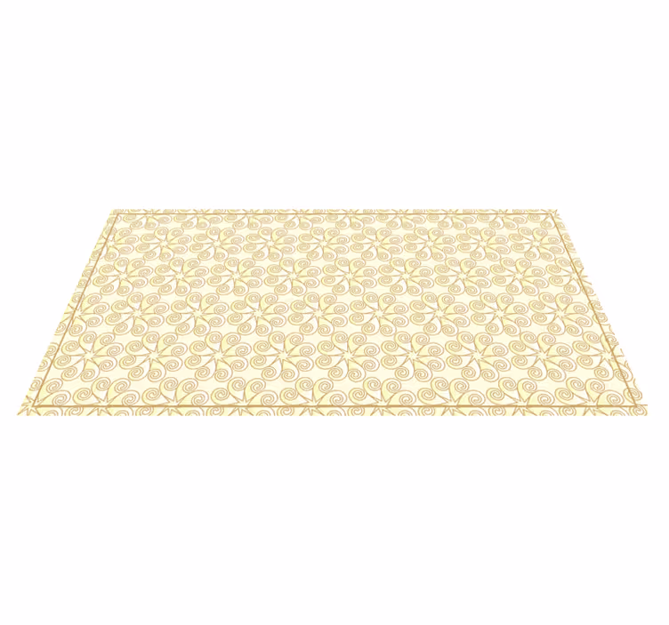 Sarmal göksel motif yıldızlar pvc halı - TenStickers