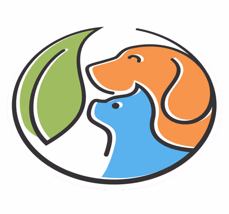 Kedi, ve, köpek, ikonlar, hayvan kilim - TenStickers