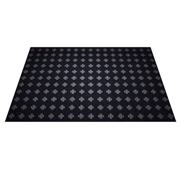 Kesişen çapraz düzenleme minimalist pvc halı - TenStickers
