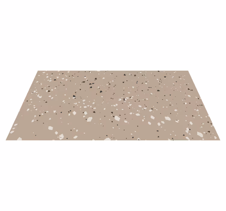 Nötr terrazzo deseni Mermer vinil halı - TenStickers