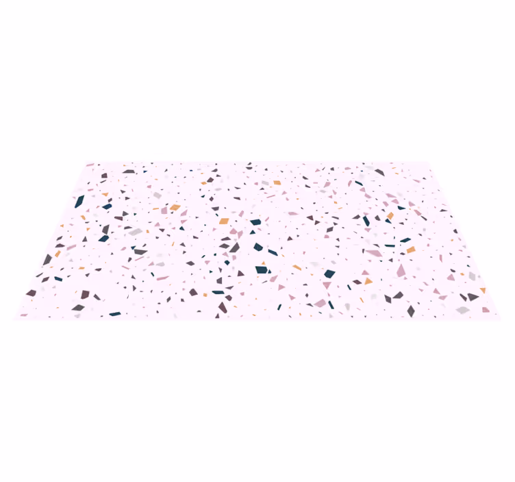 Klasik pembe mozaik doku halı - TenStickers