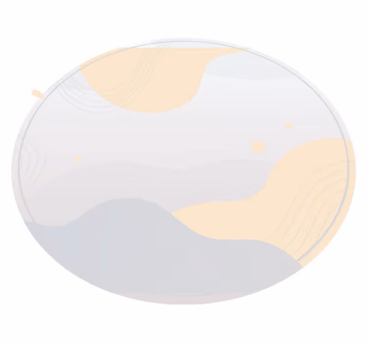 Yumuşak dalga motifleri minimalist pvc halı - TenStickers