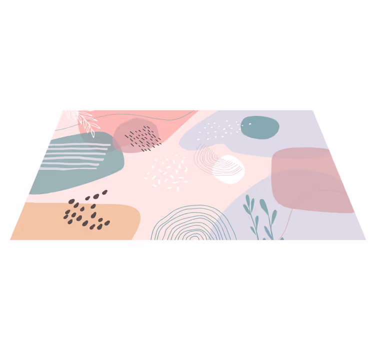 Yaratıcı pastel boya modern halı - TenStickers