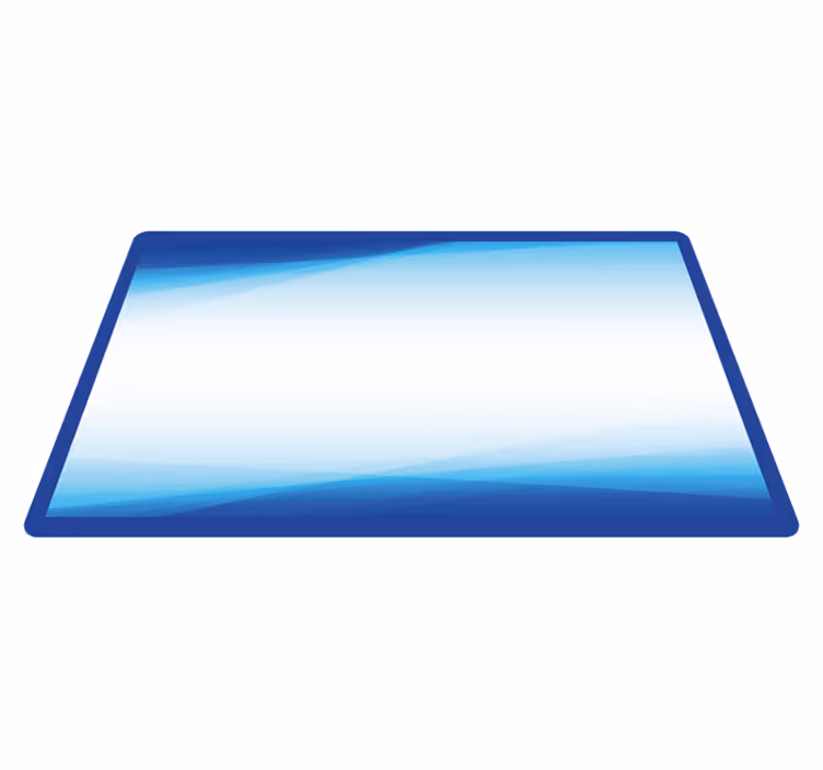 Serin degrade karışımı minimalist pvc halı - TenStickers