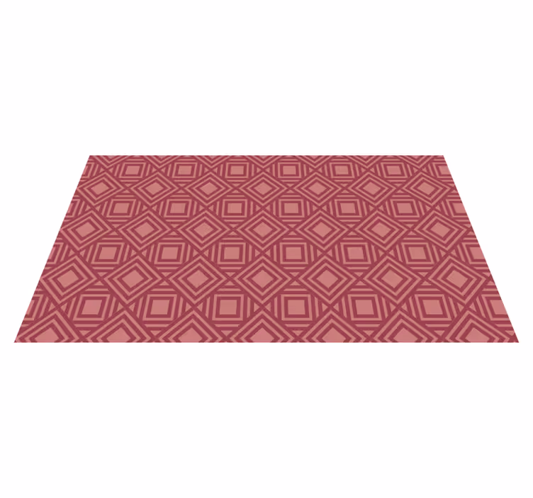 Geometrik pvc halı elmas desenler - TenStickers
