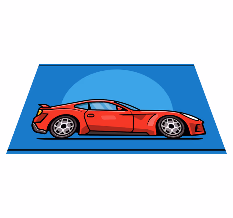 Lüks modern araba oturma odası halısı - TenStickers