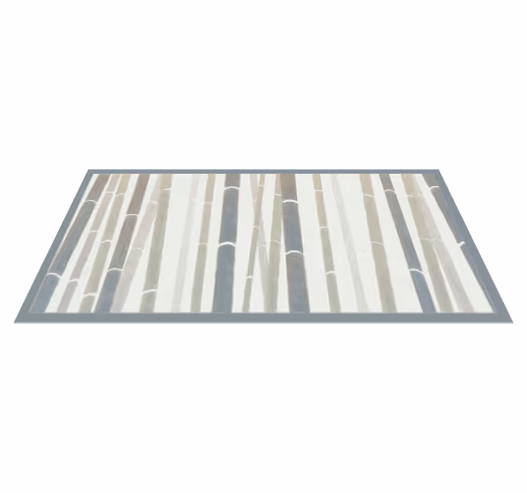 Bambu korusu deseni doğa pvc halı - TenStickers