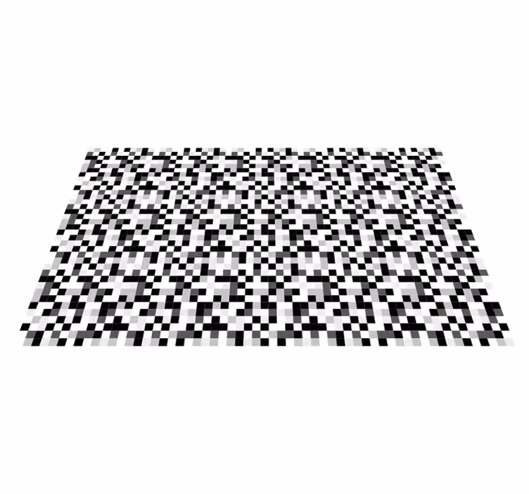 Pikselli desen gençler pvc halı - TenStickers