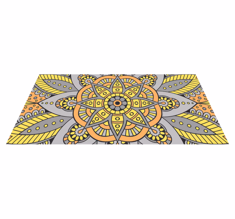 Zarif arka plan geometrik desen yer kilim - TenStickers