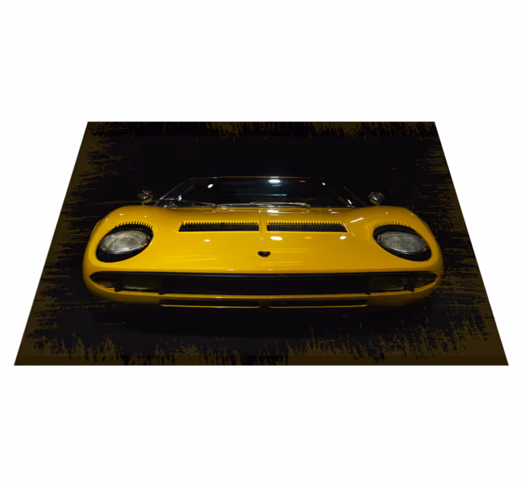 Lamborghini miura eski halı - TenStickers