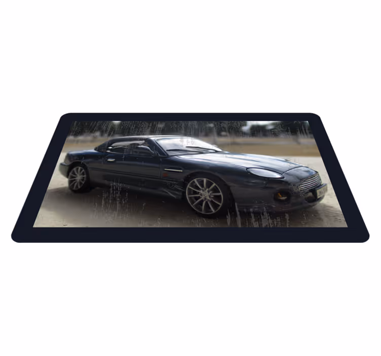 Klasik spor araba yollar pvc halı - TenStickers