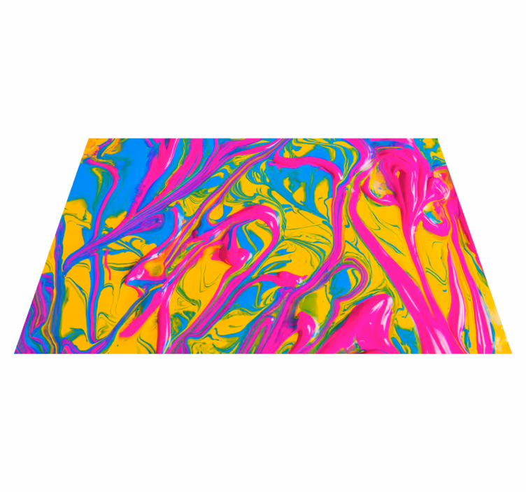 Canlı girdap desenleri modern pvc halı - TenStickers