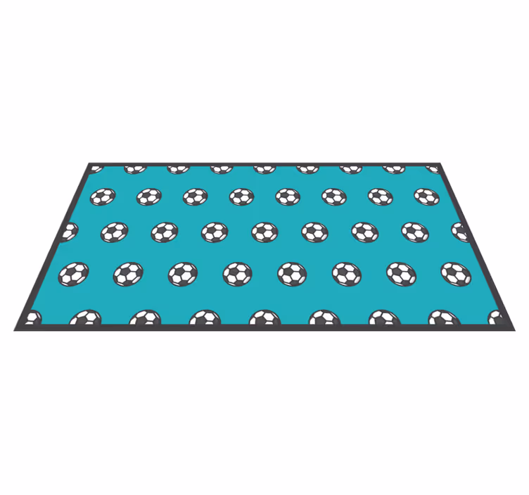 Futbol topu deseni oyunlar pvc halı - TenStickers