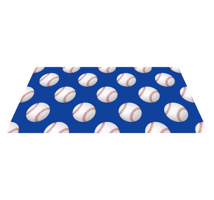 Beyzbol motifi oyunlar pvc halı - TenStickers