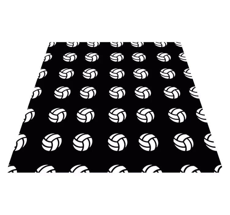 Voleybol deseni oyunlar pvc halı - TenStickers