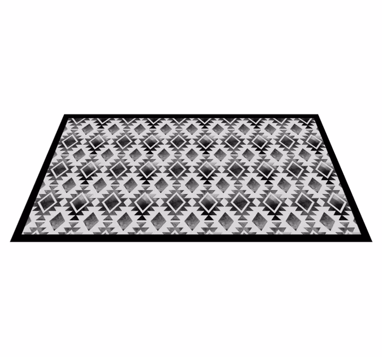 Geometrik desen stili modern pvc halı - TenStickers