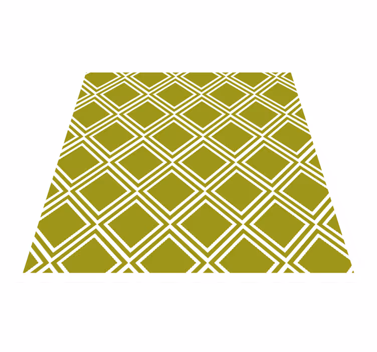 Elmas desen motifi geometrik pvc halı - TenStickers
