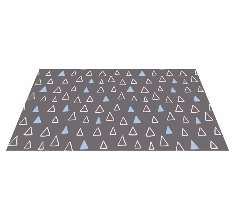 üçgen eleman geometrik pvc halı - TenStickers