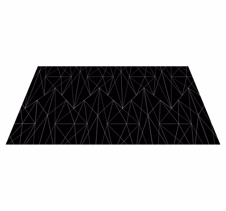 şık stil geometrik pvc halı - TenStickers