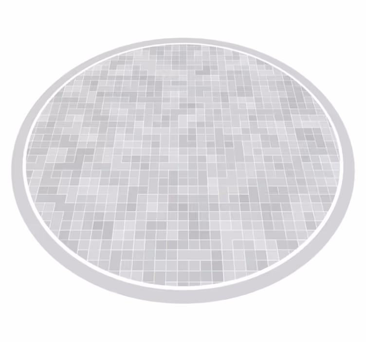 şık mozaik desen banyo pvc halı - TenStickers